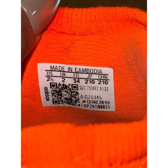 Adidas X SpeedPortal Messi.3 FG J Soccer Cleats Youth Size 2-5 Orange Blue Black - Picture 8 of 11